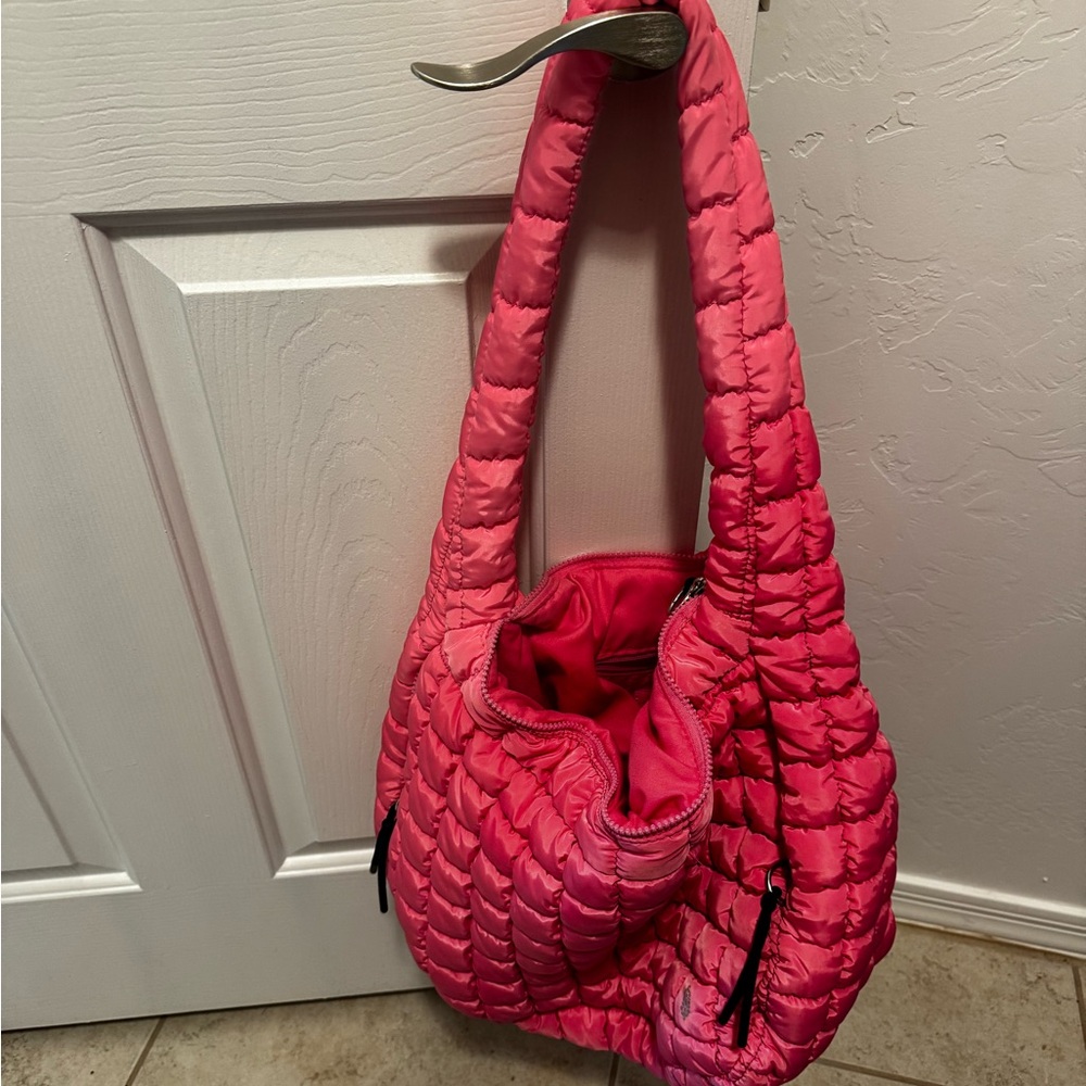 Pink Quilted Women's Bag
